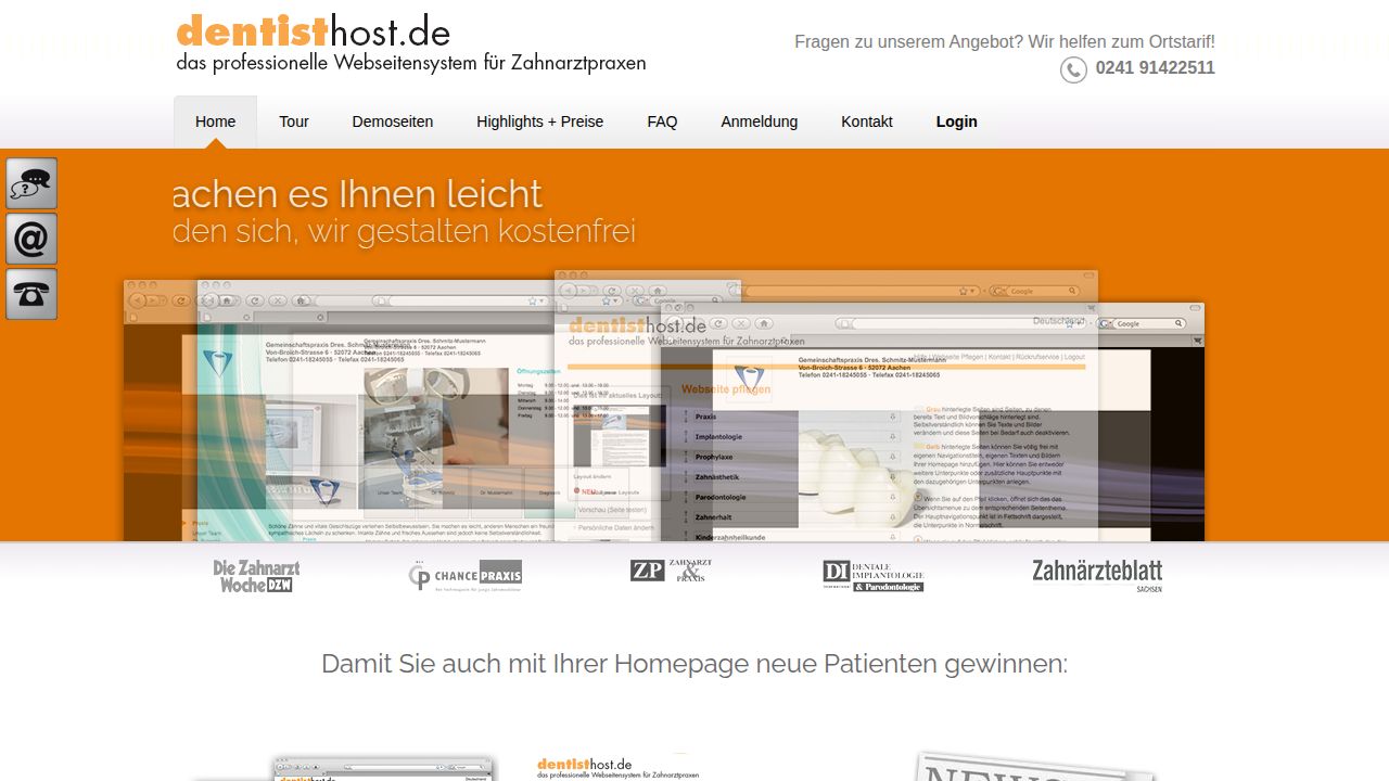 Home page of the website of Herr Dr. Timo Zenker